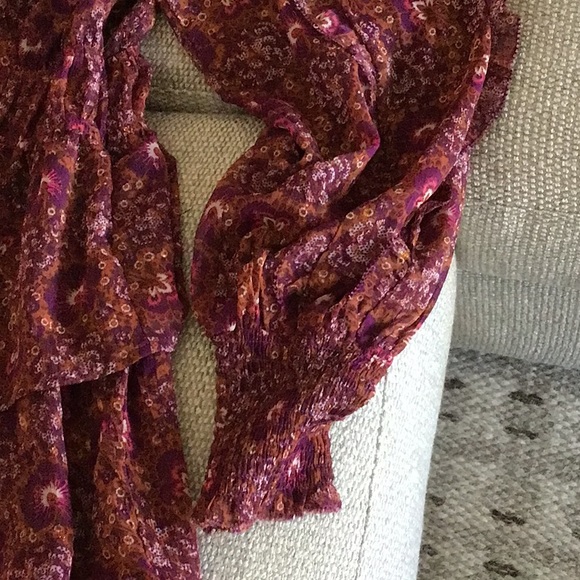 House of Harlow tiered boho dress with scattered metallic threading, size 4, NWT - Picture 3 of 15